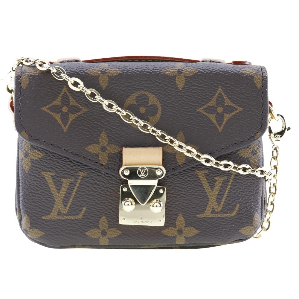 LOUIS VUITTON Micro Metis Shoulder Bag M81267 Brown Monogram canvas Women Used