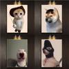 Abstract Very Cute Animal Cat Dog Funny Prints Poster Canvas Painting Modern Wall Art Picture For Living Room Bedroom Home Decor