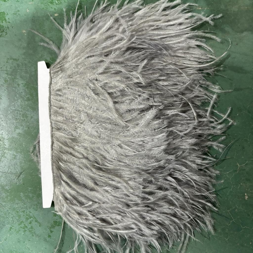 Перья1Метр Белые Страусиные Перья Отделка Бахрома 10-15/15-18/18-22 см Перья Лента Для Свадебных Поделок Пошив Платьев Аксессуары Для Вечеринок