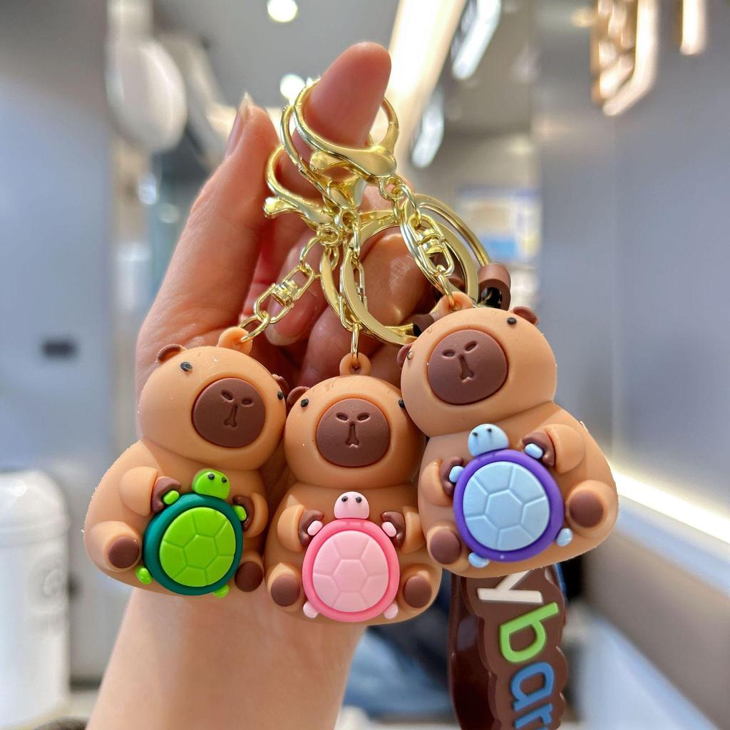 Adorable Capybara Keychain - Perfect Schoolbag Pendant & Car Charm, Student Gift Ornament