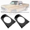 1 Pair Behind Seat Speaker Brackets 6x9 Inch Steel Cab Corner Speaker Brackets for C10 1973‑1987 Black