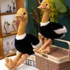 Плюшевая кукла раннего образования, мультяшная африканская игрушка, яркая страусовая птица, мягкая кукла, реквизит для фотосессии