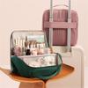Standing-style Makeup Box, Large-capacity Portable Cosmetics Storage Box, Travel Makeup Bag, Ladies' Portable Cosmetics Box With Handle