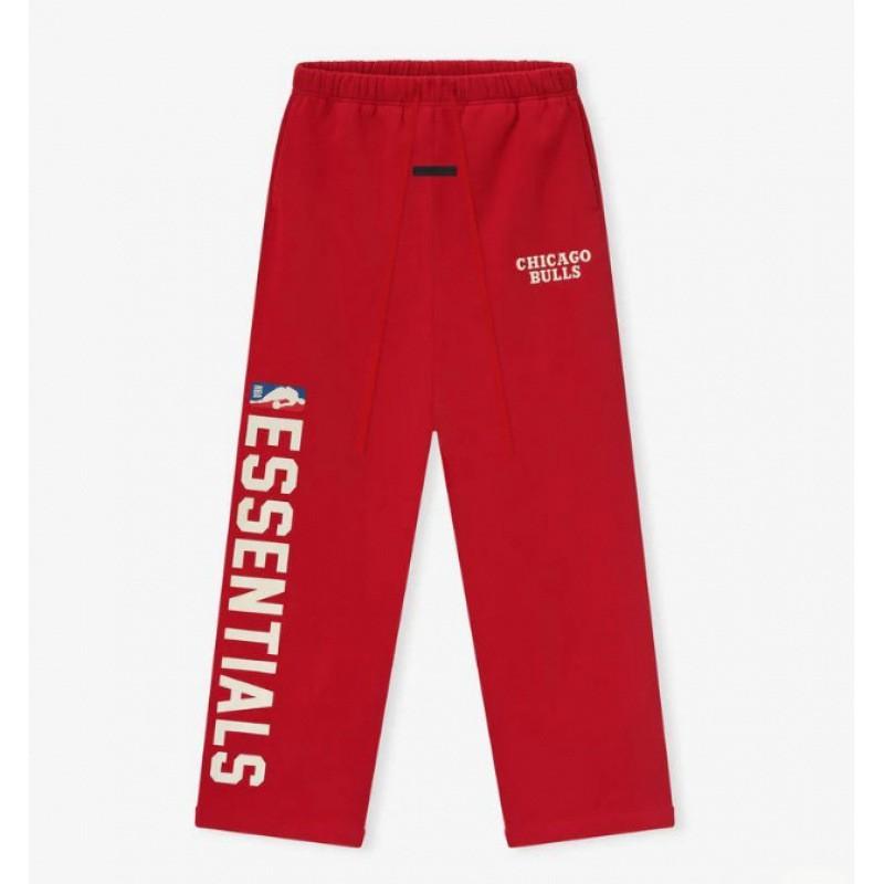 Streetwear E-S Side Print Straight Leg Pants Casual Fashion Trousers Men Women