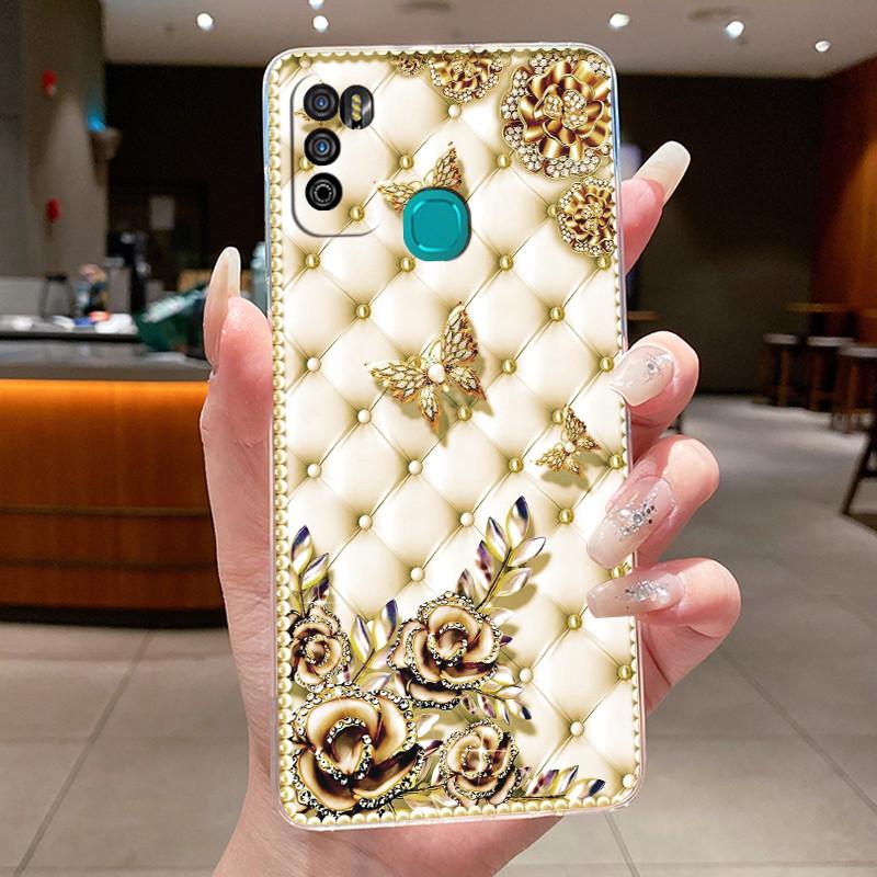 Для Infinix Hot 9 Play Задняя крышка X680 X680B X680C Эстетичный Милый Крутой Чехол для Телефона Мальчиков Девочек Мягкий Силикон Прозрачный Корпус