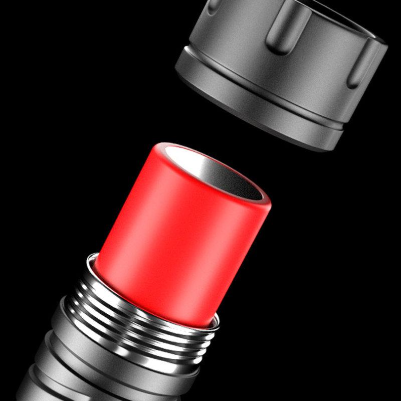 Strong Light Flashlight Type-c Charging Outdoor Emergency Zoom P50 Remote Flashlight Outdoor Searchlight