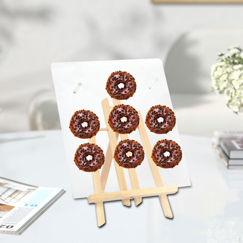 Acrylic Donut Holder Board, Display Stand for Gatherings