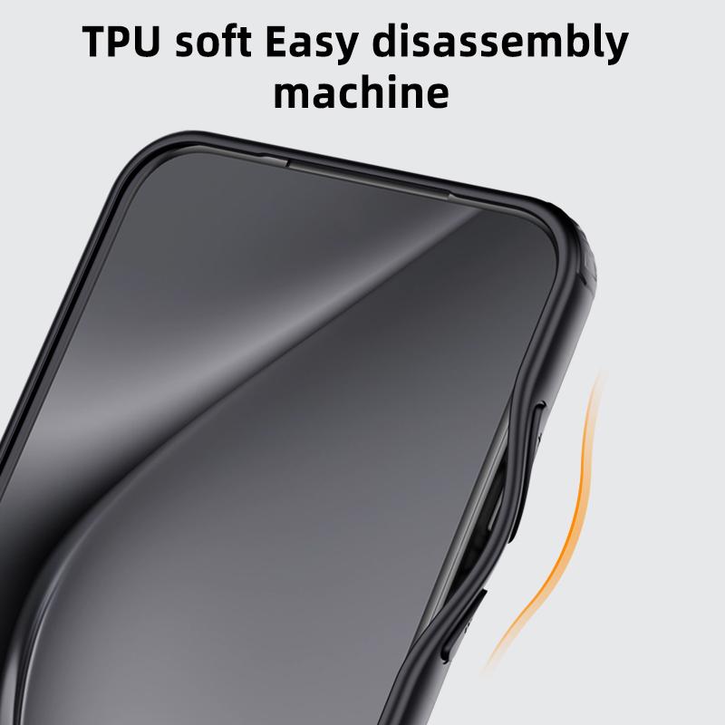 Полупрозрачный ударопрочный чехол для Nothing Phone 3A Pro 6,67 дюйма, ТПУ, матовая рамка, магнитная беспроводная зарядка, пластиковая задняя крышка