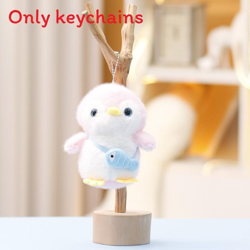 Plush Penguin Toy Keychain With Soft Short Plush For Girls Gift And Bag Decoration