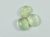 10Cts. Натуральный зеленый пренит овальный кабошон россыпью драгоценный камень 03 шт. лот 7X10MM RQ-1937