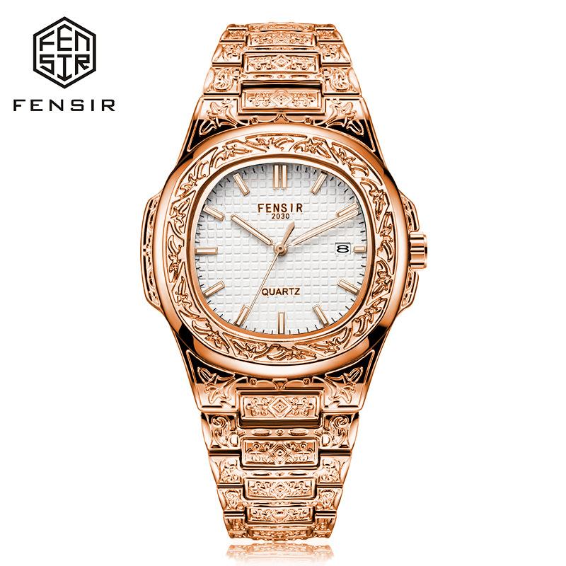 Роскошные мужские наручные часы Светящиеся Водонепроницаемые Дата Мужские часы Нержавеющая сталь Мужские кварцевые часы Повседневные мужские часы