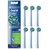 EB50RX6EL Replacement Brush for Oral B Electric 6 Pieces (white) Multi-action Toothbrush,