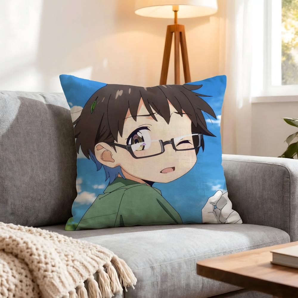 Character Ruri Rocks Cushion Cover 1Pcs Decorative Covers Soft Cushion Case For Sofa Couch Decor 40X40 45X45 Pillowcases