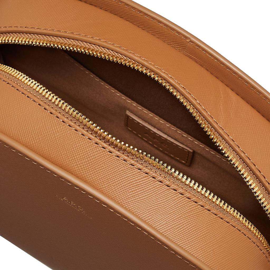 Shoulder Bag Camel [Apace] PXBJQ-F61048 SacDemi-Lune Women's [Item]