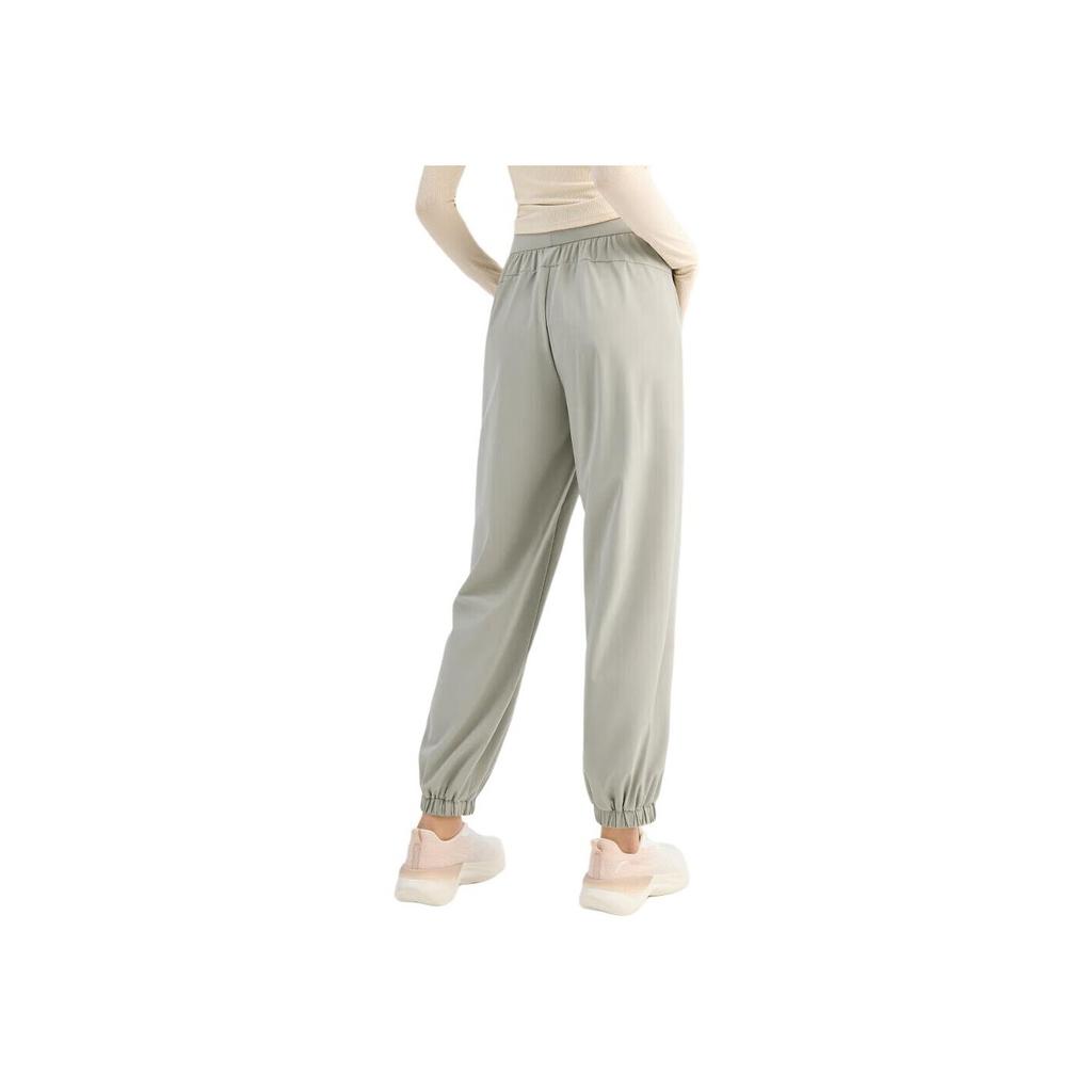 Anta Однотонные свободные повседневные брюки на шнуровке женские брюки Star-Diamond-Gray 162427304-3