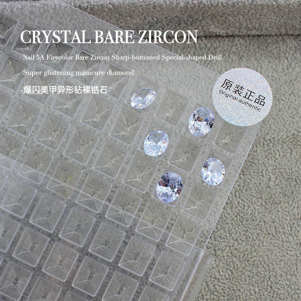 Вспышка Мини Маленький Голый Цирконий Кончик Нижний Куча Бриллиантовый Инопланетный Камень Сахарный Голубиный Яйцо Капля Воды Дизайн Ногтей Конский Глаз Украшения Для Ногтей
