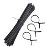 Black Plastic Coated Iron Wire White Cable Ties Reusable Ties Cable Fasteners
