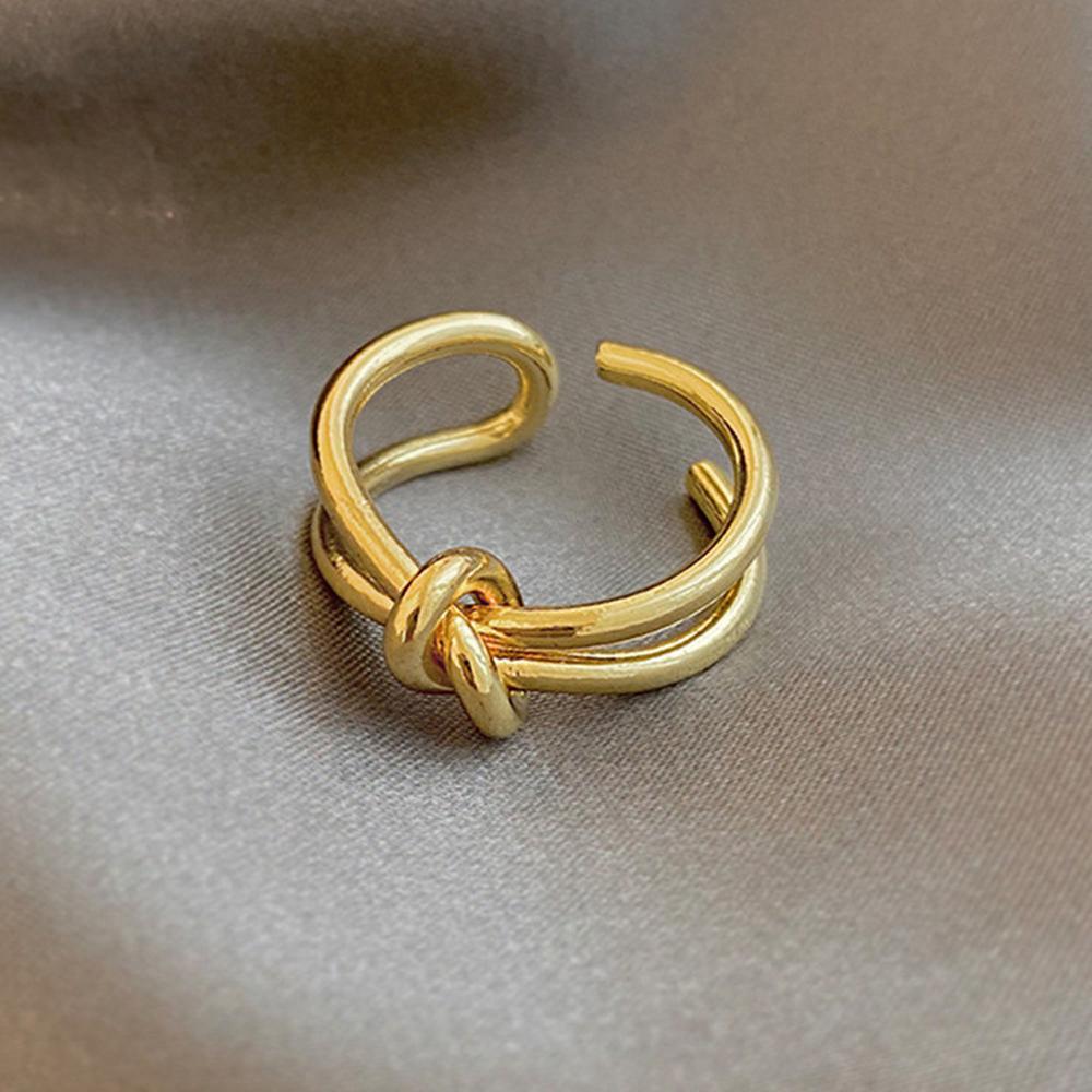 Fashion Elegant Cool Women Girls Trendy Party Accessories Adjustable Open Ring Finger Ring Knot