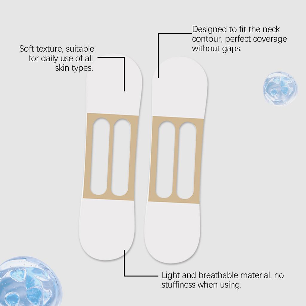 Патч для подтяжки и разглаживания морщин на шее, формирующий двойной подбородок, маленькое лицо, V-образное лицо, улучшающий морщины, укрепляющий и подтягивающий патч для шеи.