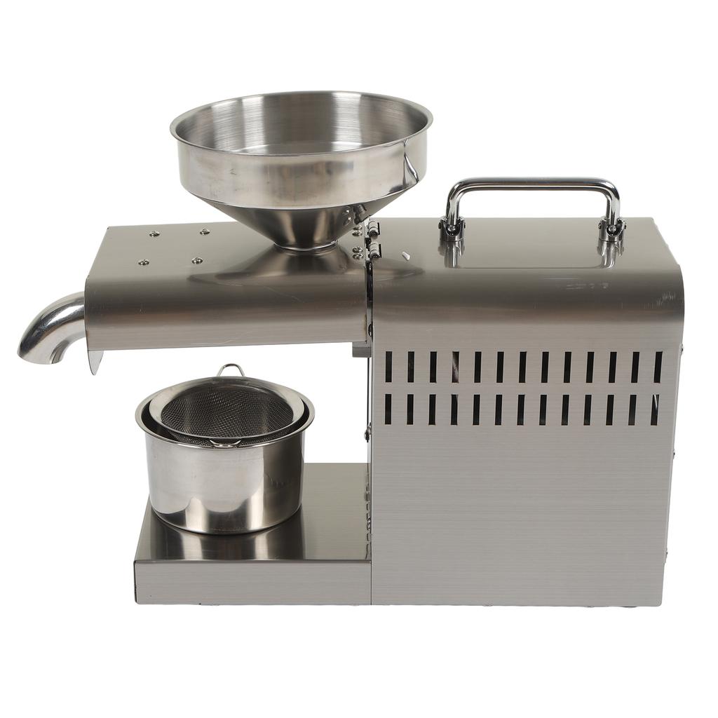 Edible Oil Press Machine Full Automatic Oil Extractor Stainless Steel Electric Oil Press for Home