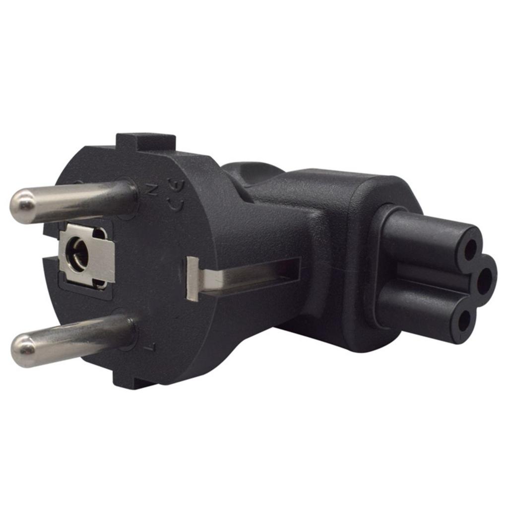 EU4.8mm в C5 прямоугольный силовой преобразователь вилка 2Pin в C5 силовые преобразователи адаптер