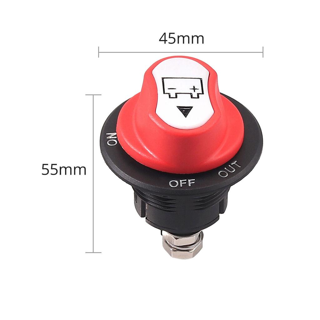Battery Isolator Selector Switch For Auto Car Van Boat Master Disconnect Power Cut/Shut Off 100A