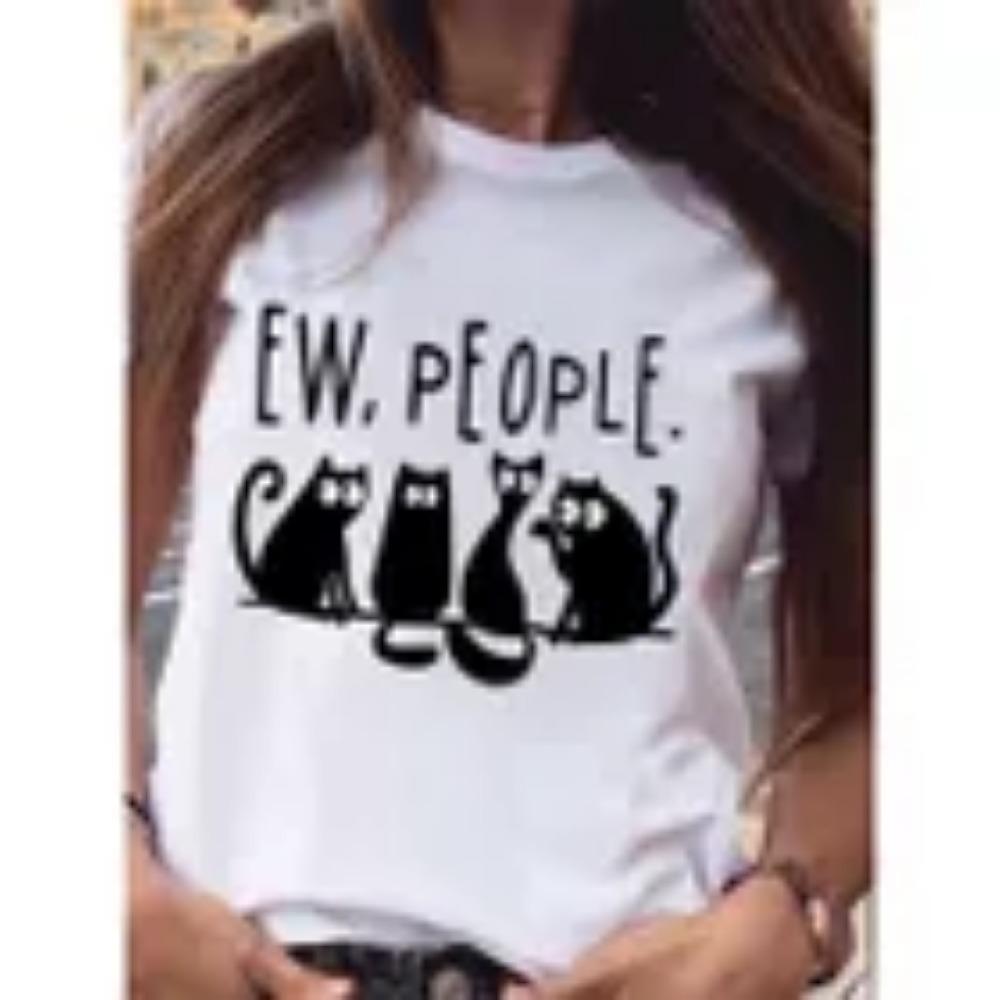 Футболка с 3D-принтом, летний и весенний топ с коротким рукавом и круглым вырезом, повседневная женская одежда