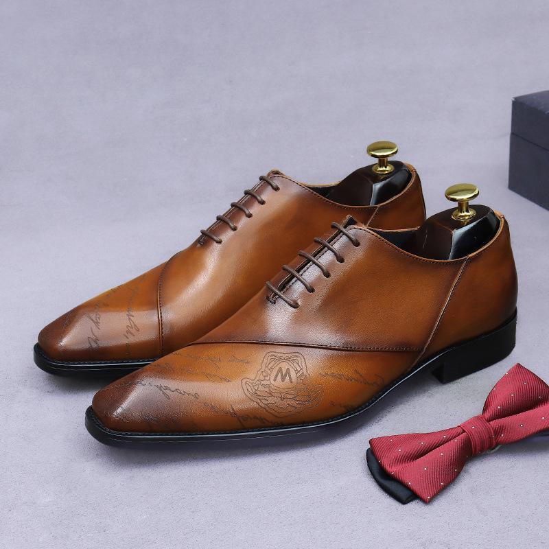 Мужские свадебные туфли-броги ручной работы, черные, коричневые, из натуральной кожи, мужские туфли для офиса, официальная обувь для мужчин