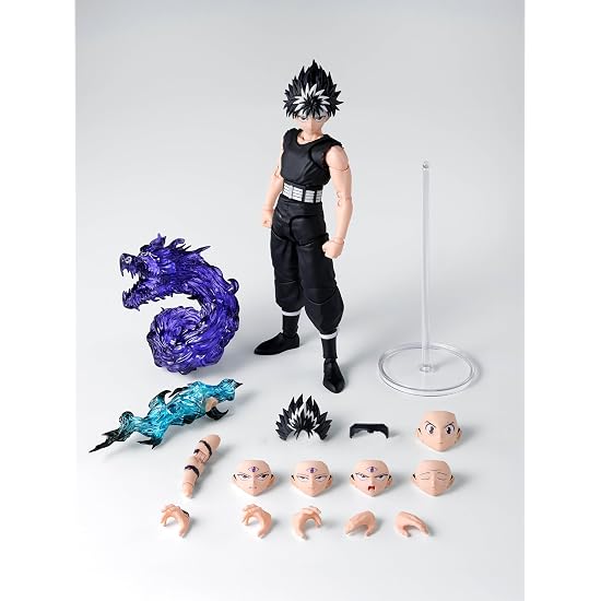 TAMASHII NATIONS S.H.Figuarts YuYu Hakusho Хиэй Прибл.. Покрашенная фигурка персонажа из ПВХ и АБС, 135 мм