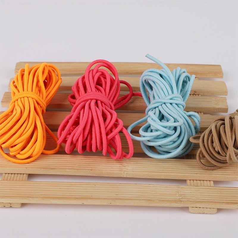 Vogue 2.5mm/2mm 5m/Pack Sewing Tools High Quality Coloured Durable DIY Elastic Band Handmade Sewing Material Accessories Elastic Cord