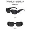 9 Colors Fashion Square Sunglasses Woman Brand Designer Personality Irregular Vintage Sun Glasses Female Travel Retro