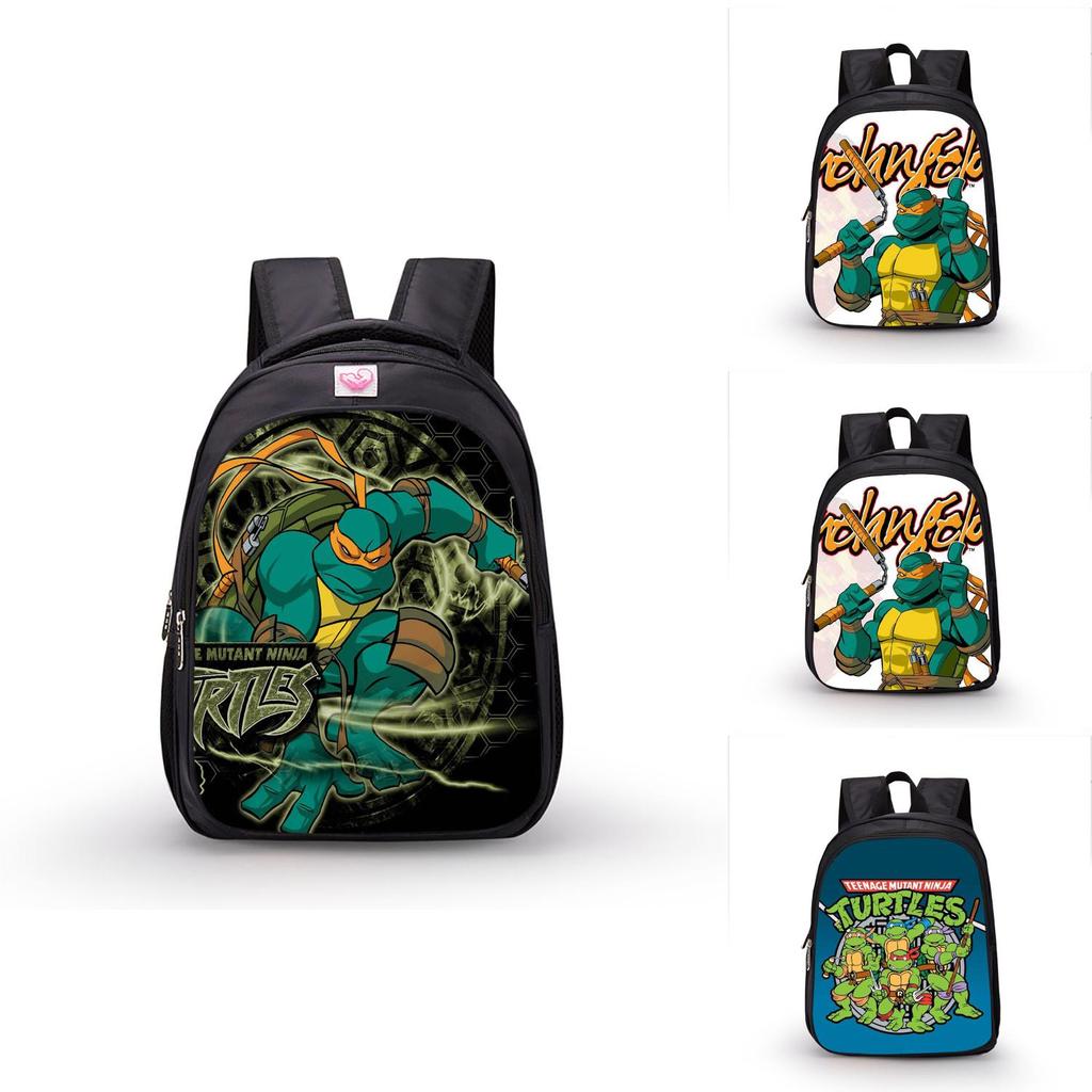 Детский мультяшный водонепроницаемый школьный рюкзак TMNT большой вместимости и с дышащей конструкцией