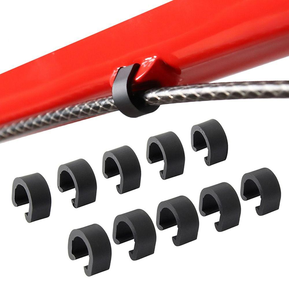Housing Hose Shifter Cable Buckle Brake Shift Cable Clamp Bike C-Clips Line Pipe Buckle U Buckle