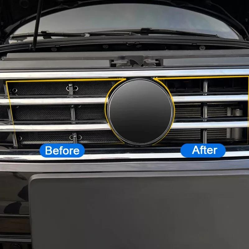 Stainless Steel Car Insect Screening Mesh Front Grille Insert Net Styling For Ford Ranger Wildtrak XTL 2023 2024 Auto Accessorie