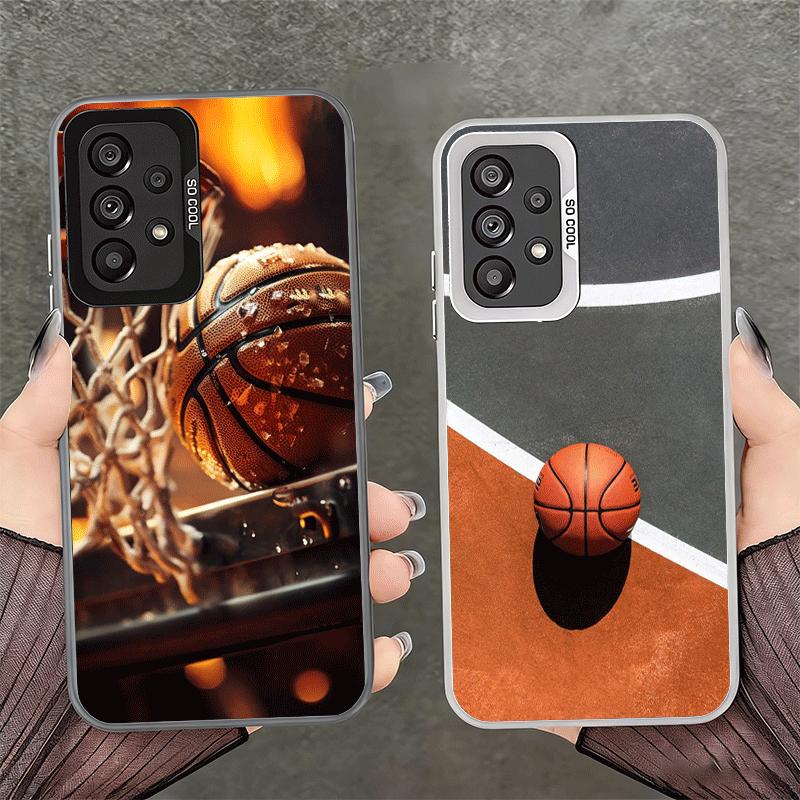 Basketball Basket Sports Soft Phone Case for Samsung A17 A16 A15 A14 A13 A57 A56 A55 A54 A53 A37 A36 A35 A34 A33 A26 A25 A24 A23