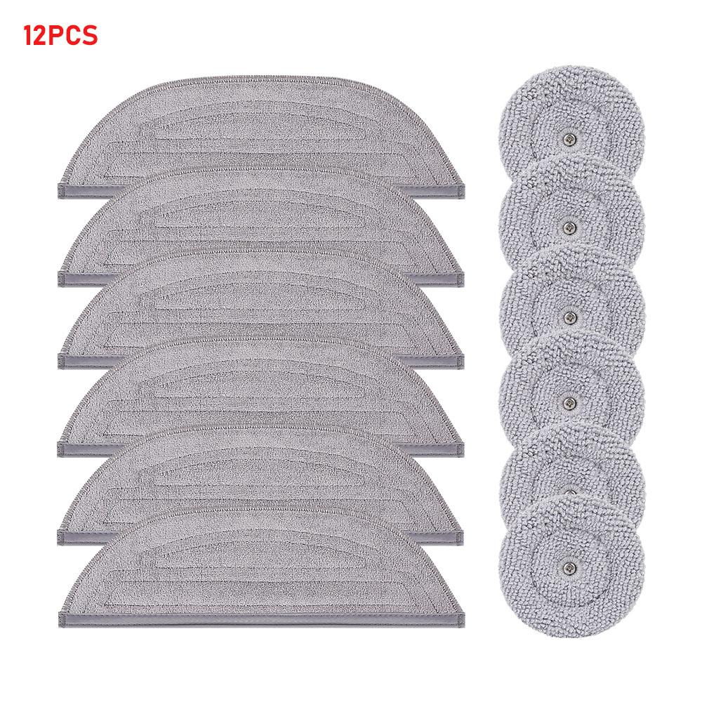 Mop Cloth For Roborock S8 MaxV Ultra S8 Max Ultra G20S Antibacterial Shock Mop Cloth Round Rag Robot Vacuum Cleaner Accessories