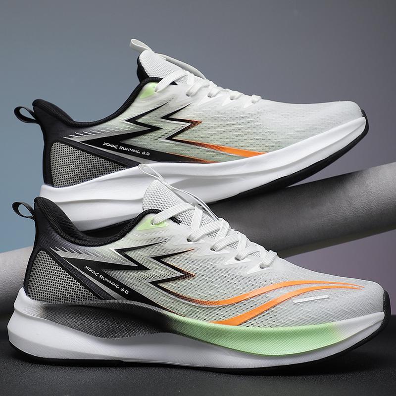2024 Горячая распродажа мужская повседневная обувь ударопрочная удобная для улицы бега фитнеса тренировок модная спортивная обувь сетчатая обувь