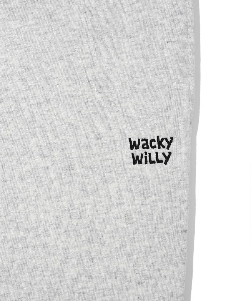 WACKY WILLY Signature Sweat Jogger Pants Light Grey