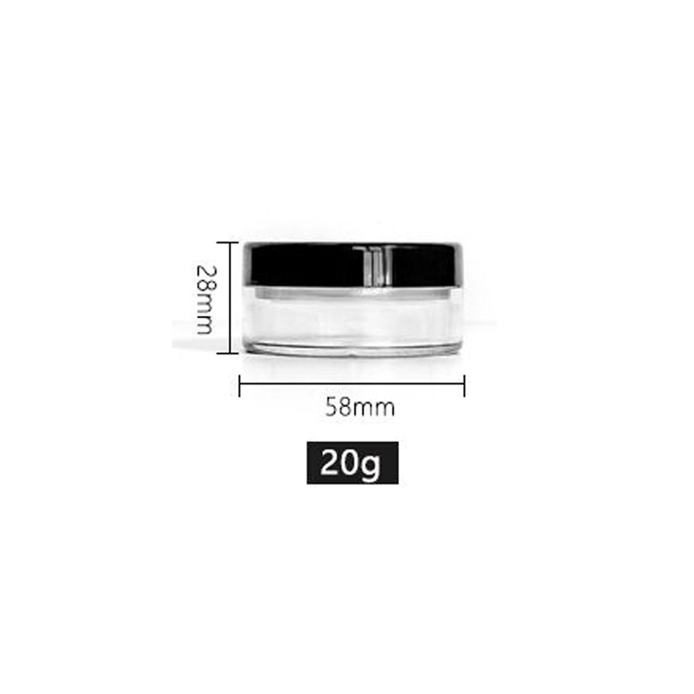 10 мл/20 мл/30 мл многоразовый компактный пустой контейнер для пудры для путешествий