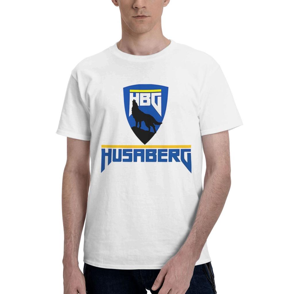 Логотип Husaberg 100% Хлопок Повседневная Дышащая Удобная Футболка Смешная Мужская Футболка Смешная Рубашка