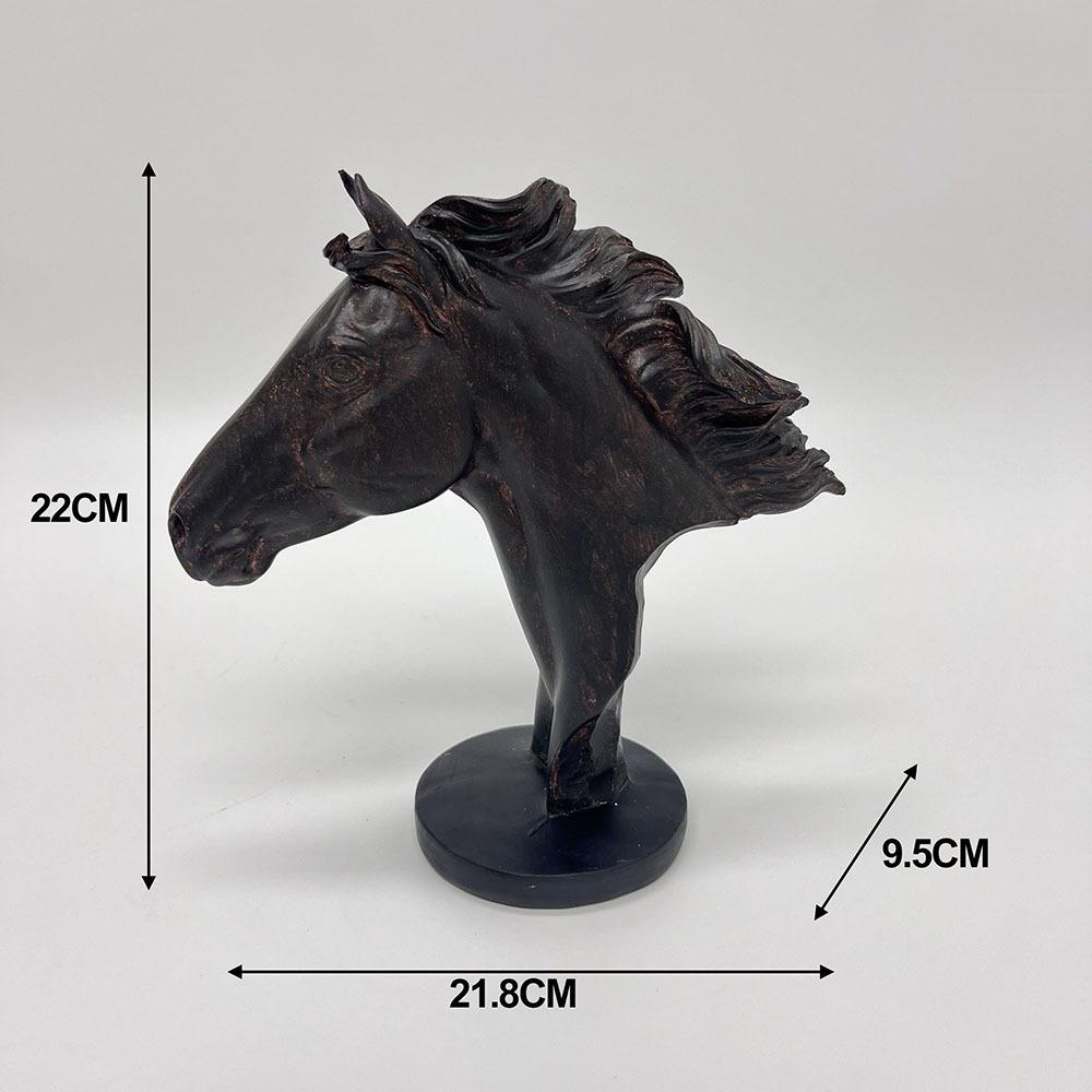 Horse Statue Elegant Resin Horse Sculpture for Home Office Decor Symbol of Freedom Strength Gift for Animal Lovers & Collectors
