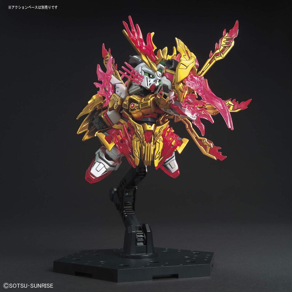 BANDAI SPIRITS SD Gundam Sangoku Soketsuden Enno Zhang Fei God Gundam пластиковая модель с цветовой кодировкой BAS5058923
