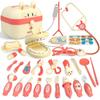 CORPER TOYS Pretend To Be a Doctor Doctor Set Toys Play House 27 Piece Set Pretend Play Mini Doctor Role Play Diagnosis Tools Stethoscope Toy Storage