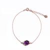 Sace Gems Цирконовый браслет, ювелирные изделия, геометрические бусины, браслеты-цепочки, 18-каратное розовое золото, модный изысканный свадебный подарок для подруги, женщин