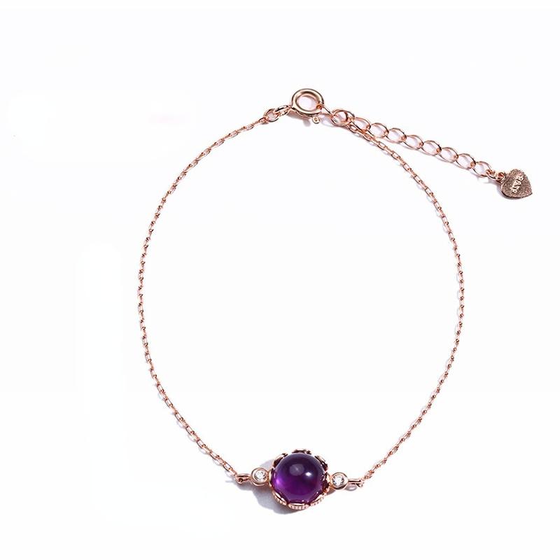 Sace Gems Цирконовый браслет, ювелирные изделия, геометрические бусины, браслеты-цепочки, 18-каратное розовое золото, модный изысканный свадебный подарок для подруги, женщин