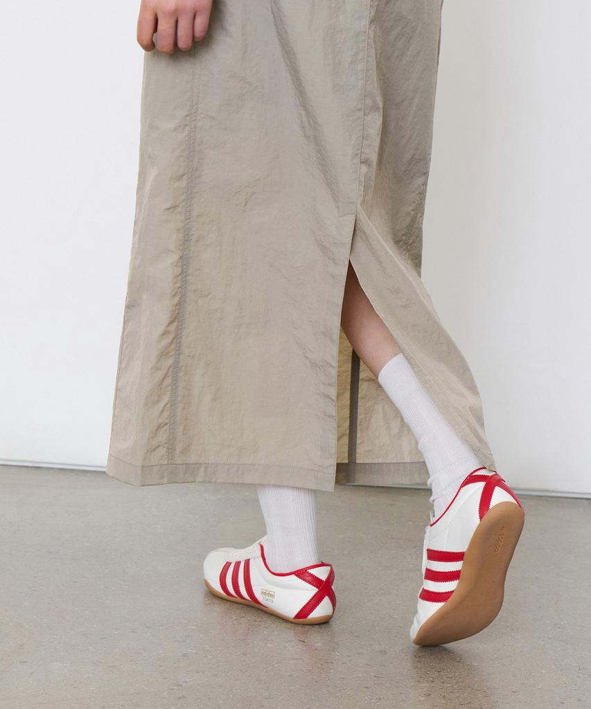 Musinsa Standard Woman Women'S Nylon Elastic Long Skirt [Light Beige]