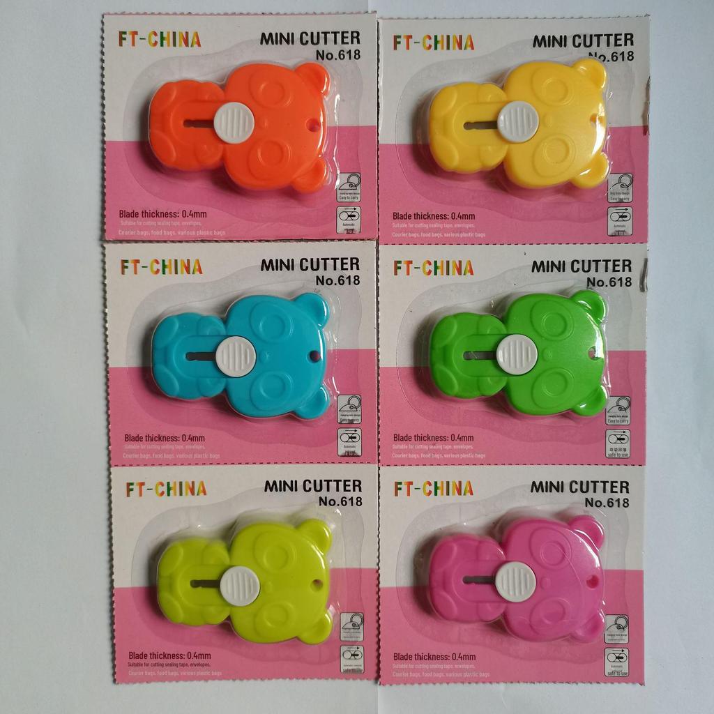 Миниатюрный нож Morandi Color Bear — инструмент для резки и экспресс-доставки документов студентами.