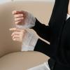 Белый Черный Поддельные Манжеты Съемные Кружевные Манжеты Новые Накладные Рукава