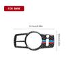 Car Headlight Switches Button Sticker Decal Carbon Fiber Interior Trim Cover for F10 F07 F01 F25 F26