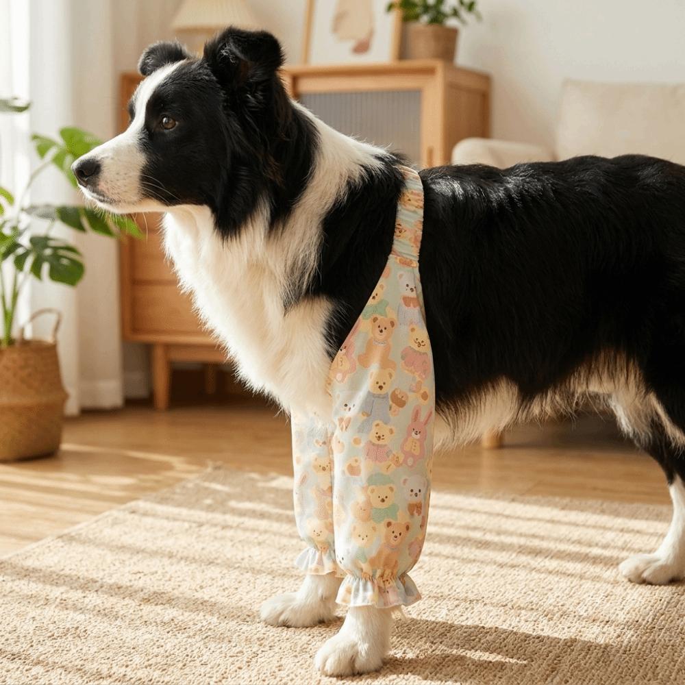 Front Leg Sleeves Dog Knee Brace Breathable Anti Licking Leg Cover For Injured Legs